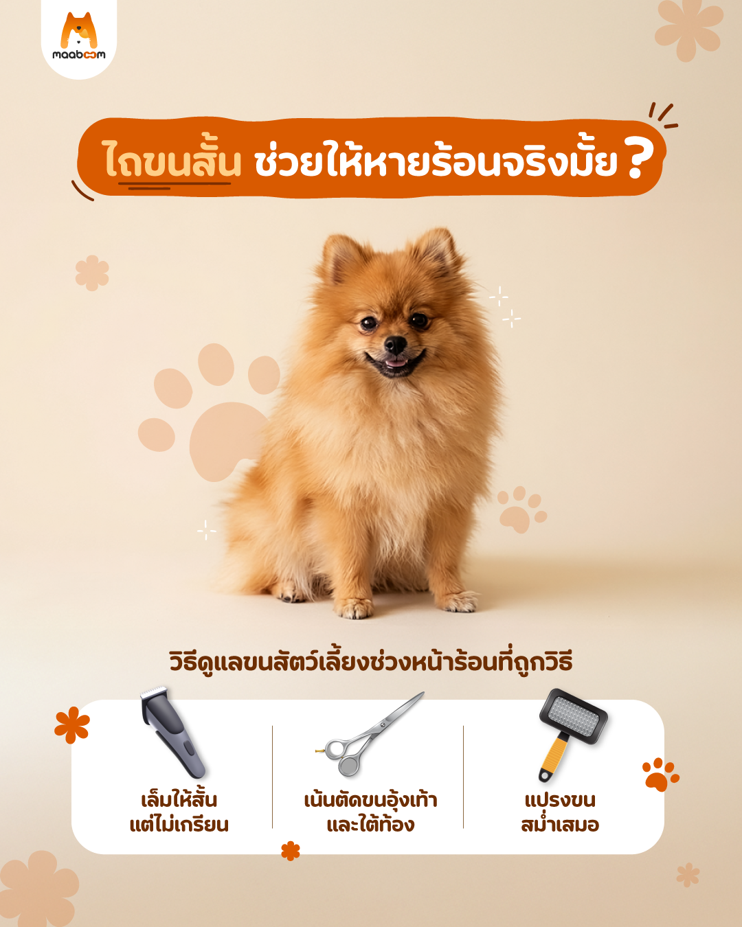 ไถขนสั้นช่วยให้หายร้อนจริงมั้ย?